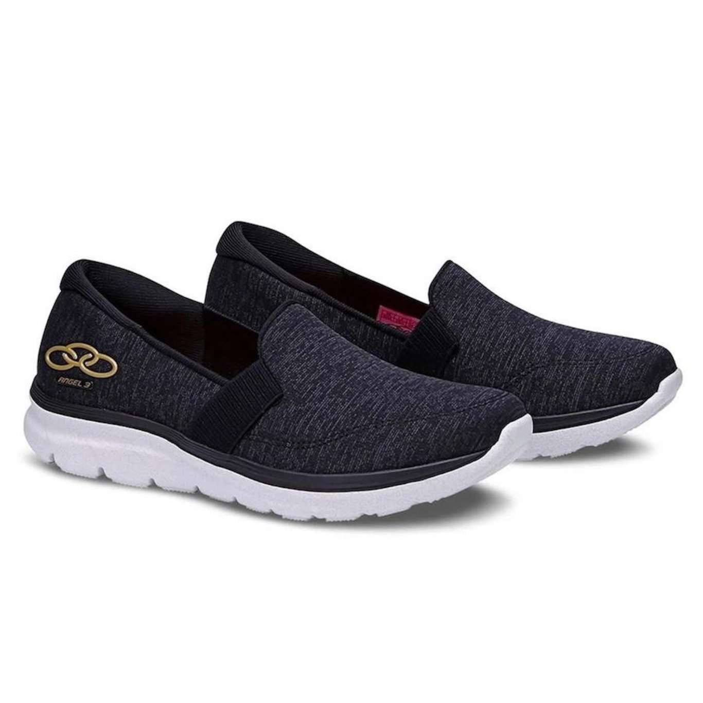 Tênis Olympikus Slip On Angel 3 + 3 Pares de Meias Color Sports - Feminino - Foto 2