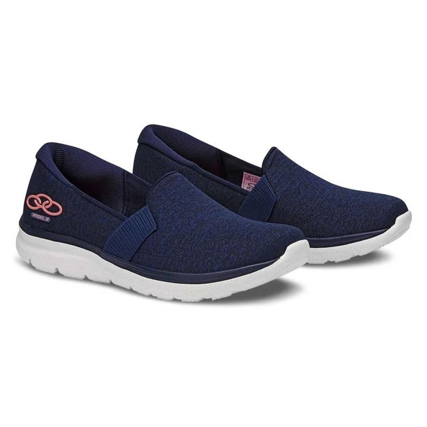 Tênis Olympikus Slip On Angel 3 + 3 Pares de Meias Color Sports - Feminino - Foto 2