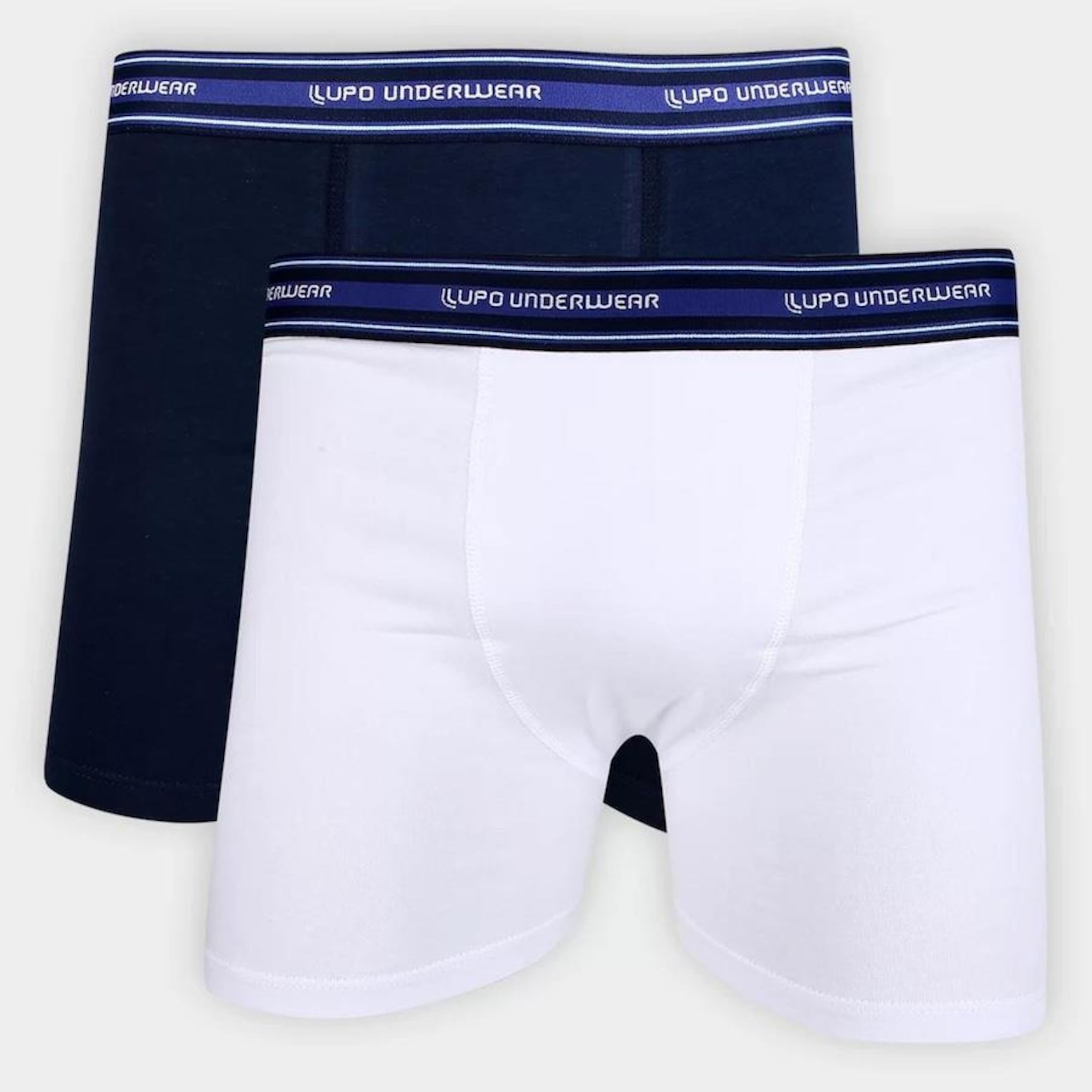 Kit Cueca Boxer Lupo com Elástano - 2 Peças - Masculino - Foto 1