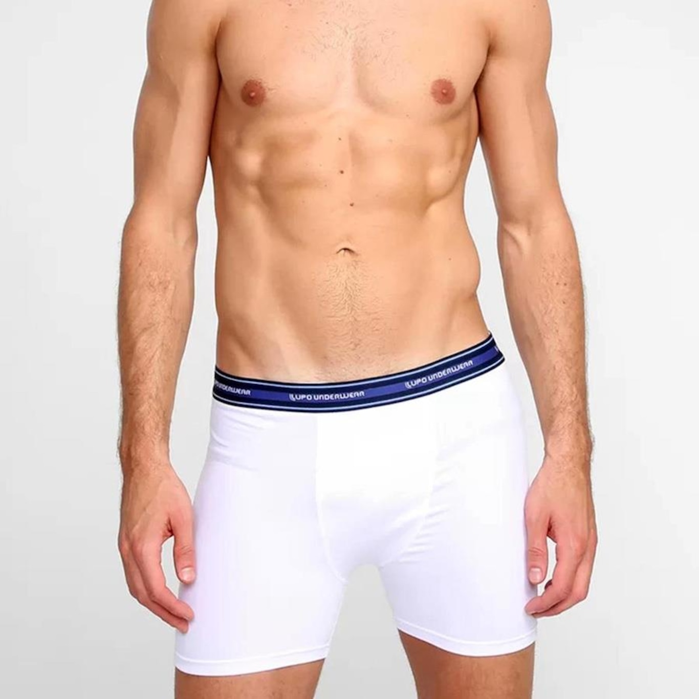 Kit Cueca Boxer Lupo com Elástano - 2 Peças - Masculino - Foto 2