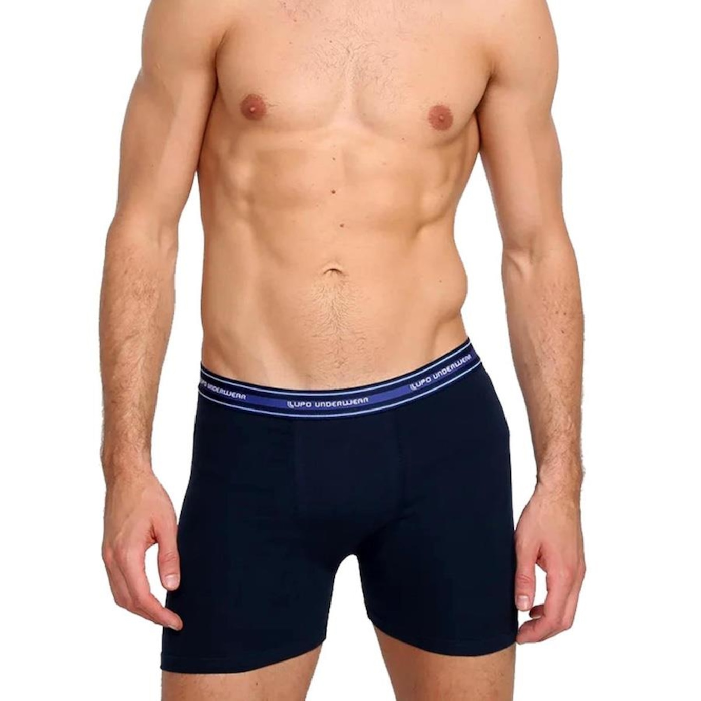 Kit Cueca Boxer Lupo com Elástano - 2 Peças - Masculino - Foto 3