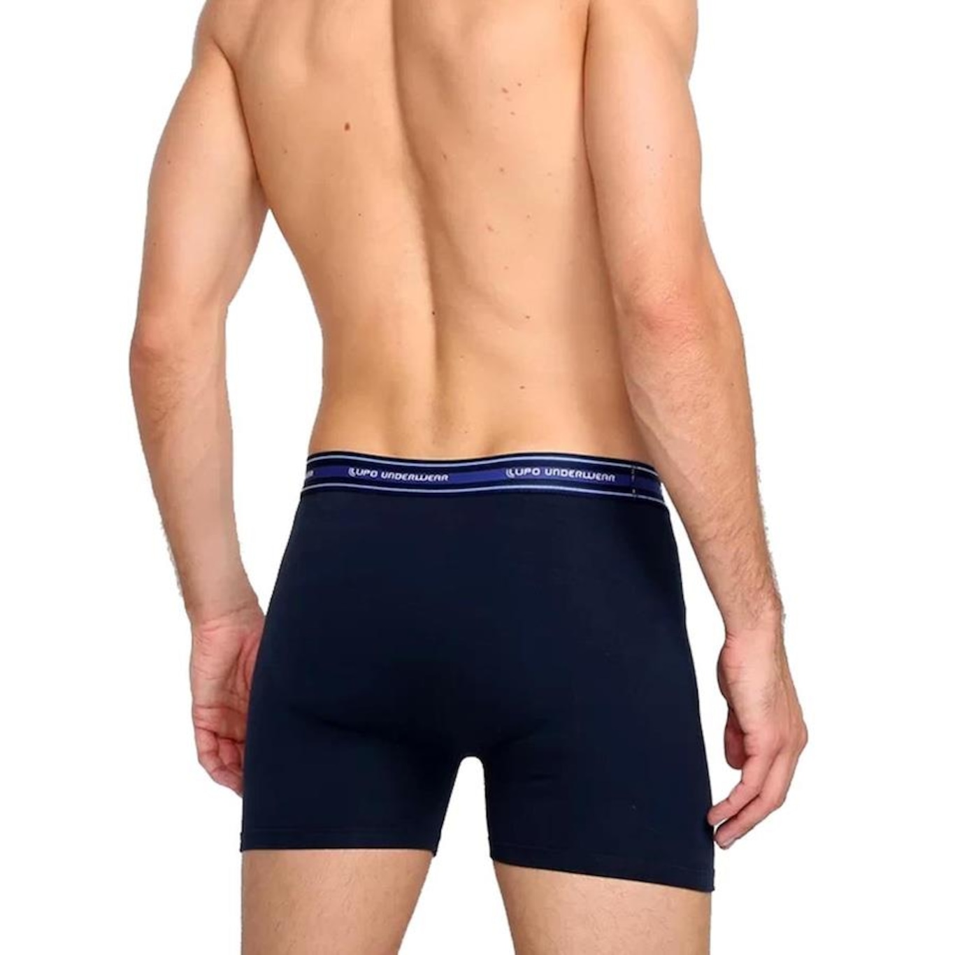 Kit Cueca Boxer Lupo com Elástano - 2 Peças - Masculino - Foto 4