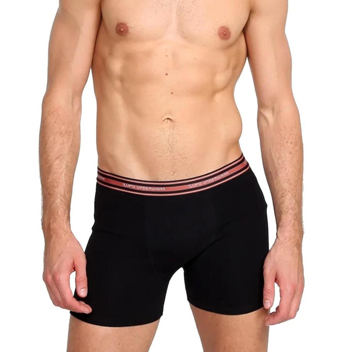 Kit Cueca Boxer Lupo com Elástano - 2 Peças - Masculino - Foto 3