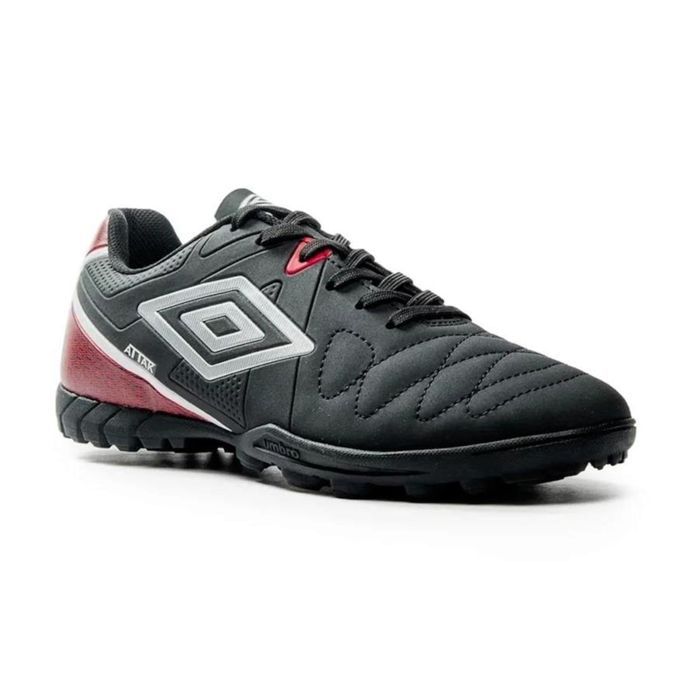 Chuteira Society Umbro Attak Eternal + 1 Par de Meiões Color Sports - Adulto - Foto 2