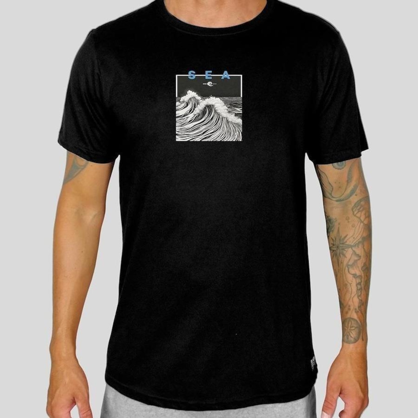 Camiseta WSS Brasil Sea Wave Prime - Masculina - Foto 1