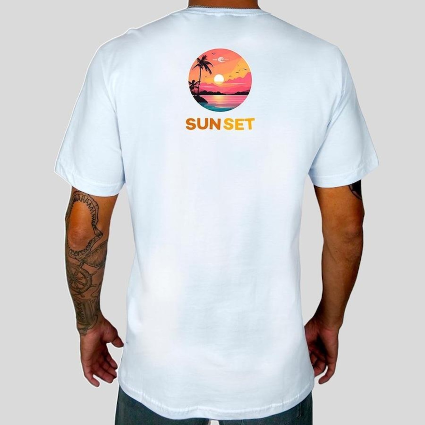 Camiseta WSS Brasil Sunset Back Prime - Masculina - Foto 2