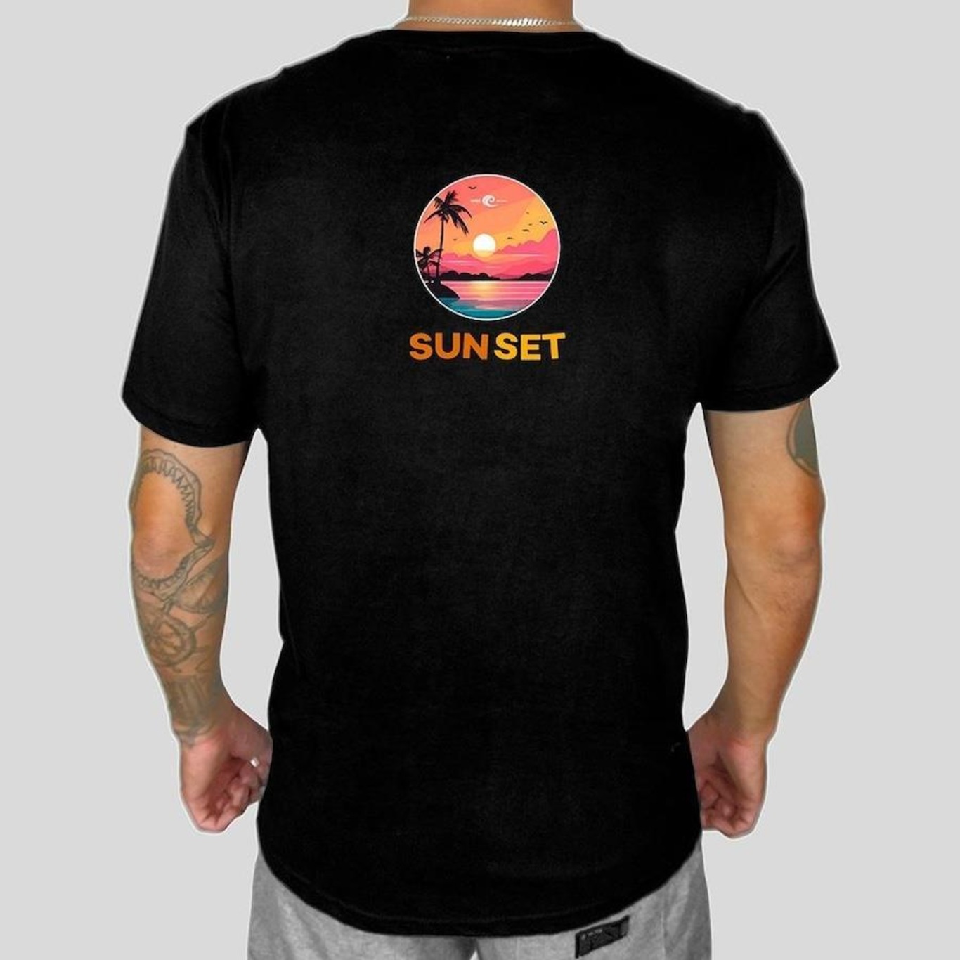 Camiseta WSS Brasil Sunset Back Prime - Masculina - Foto 2