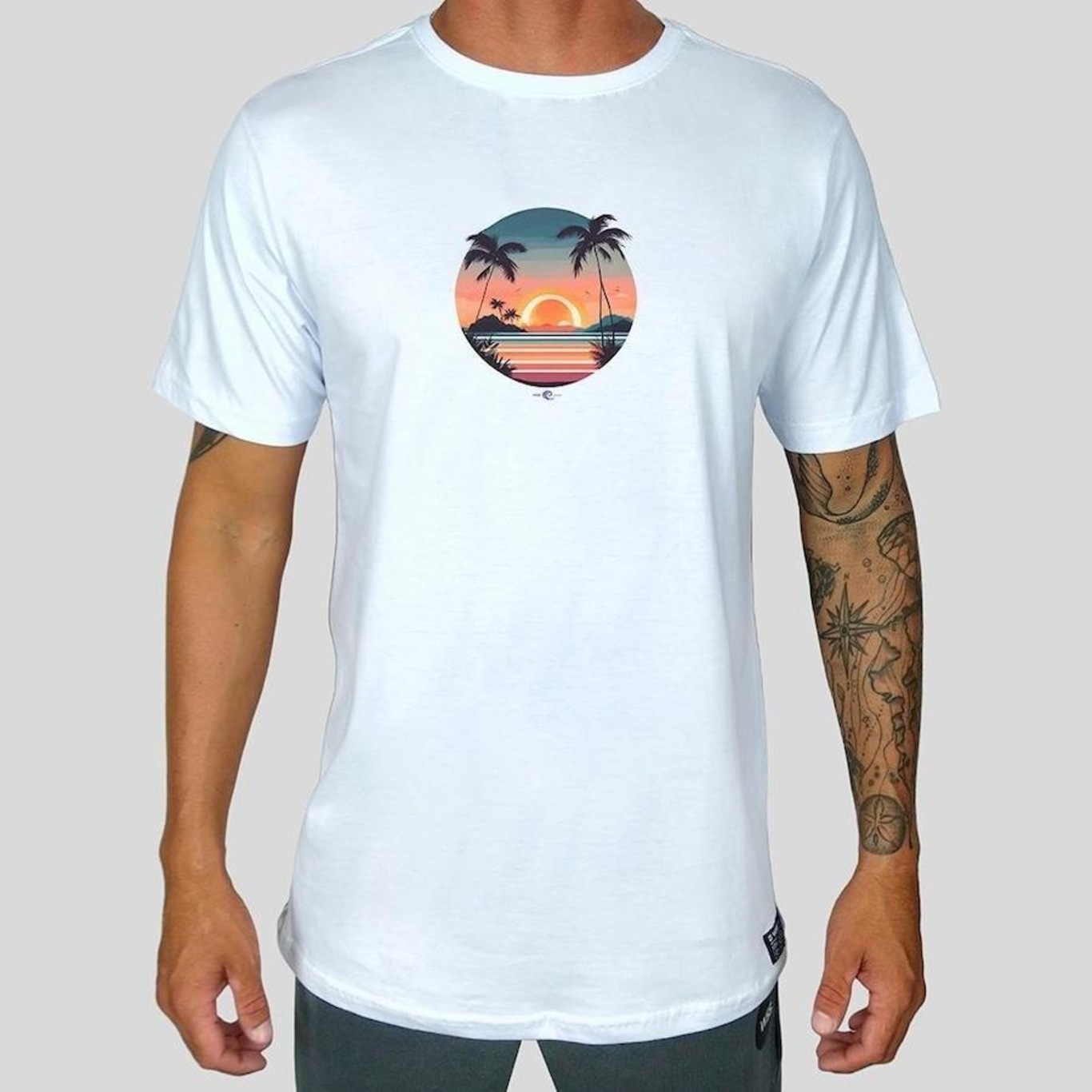 Camiseta WSS Brasil Sunset Prime - Masculina - Foto 1