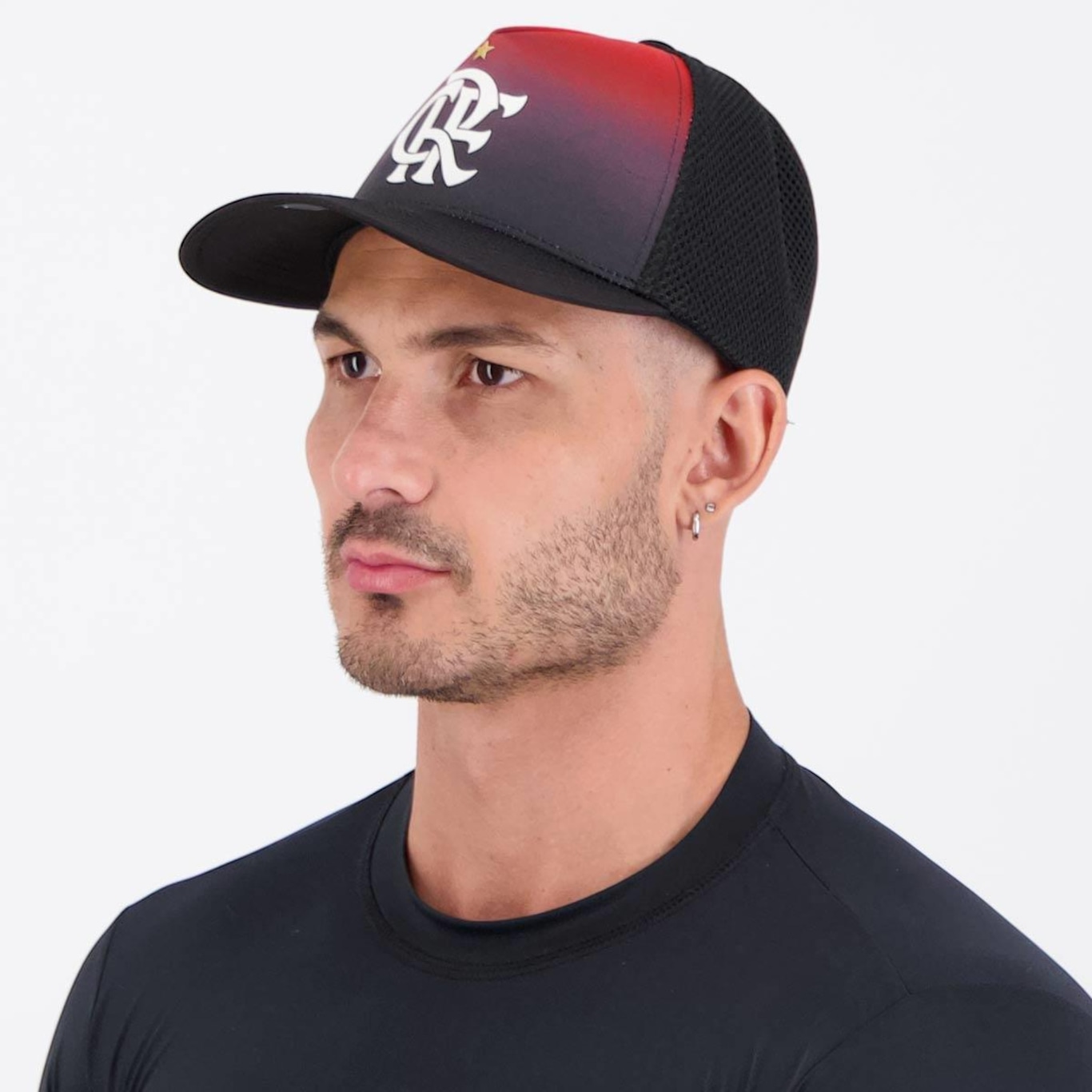 Boné do Flamengo Supercap Americano - Snapback - Adulto - Foto 5