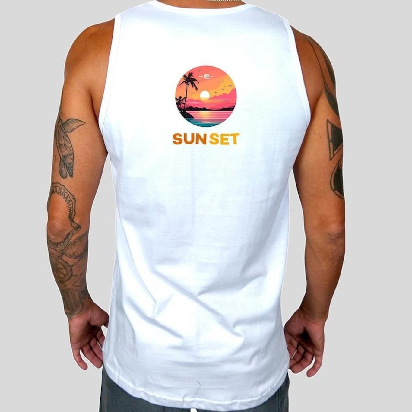 Camiseta Regata WSS Brasil Sunset Back Prime - Masculina - Foto 2