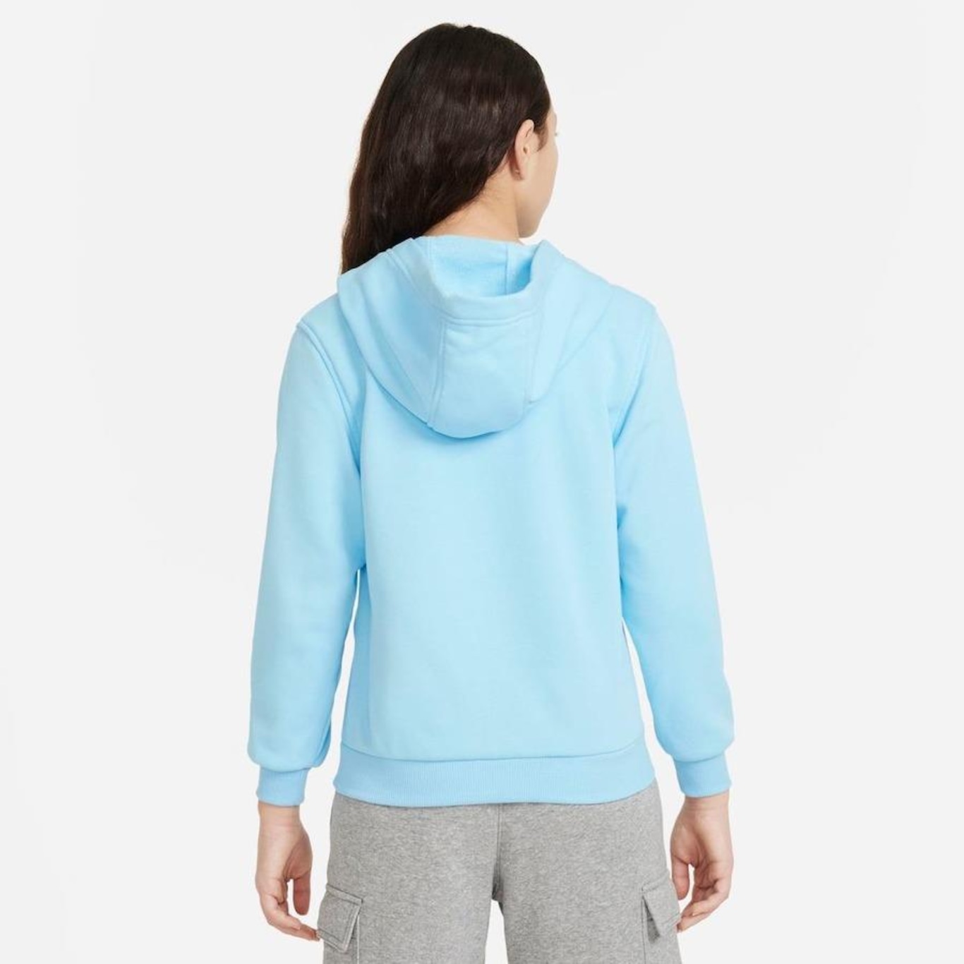 Jaqueta Nike Club Fleece - Infantil - Foto 2