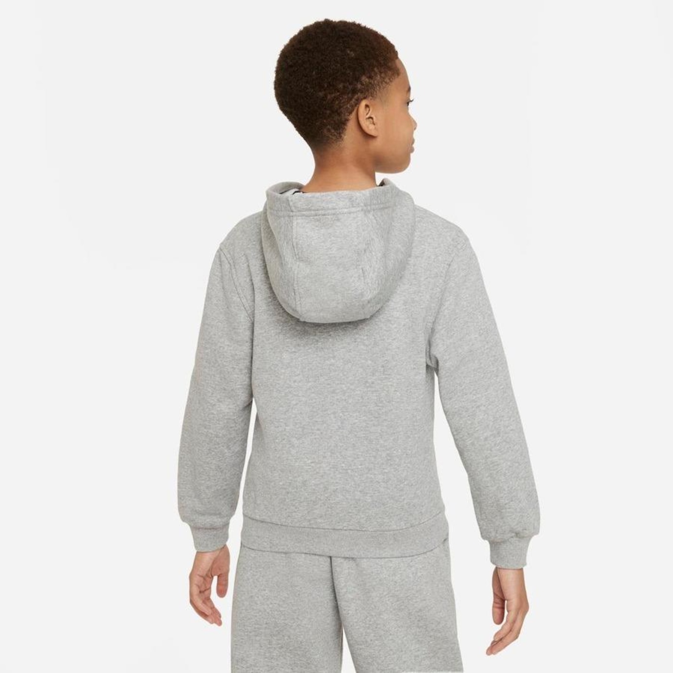 Jaqueta Nike Club Fleece - Infantil - Foto 2