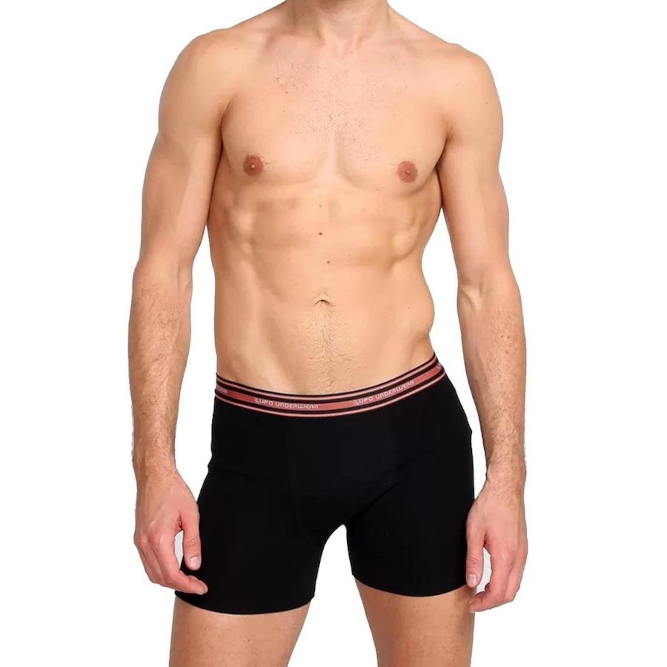 Kit Cueca Boxer Lupo com Elástano - 2 Peças - Masculino - Foto 3