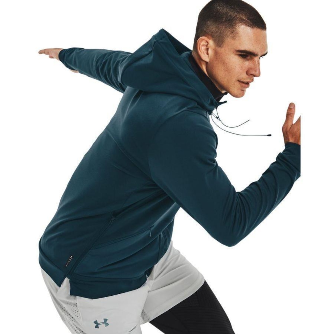 Jaqueta Com Capuz Under Armour Rush All Purpose Full-Zip - Masculina - Foto 4