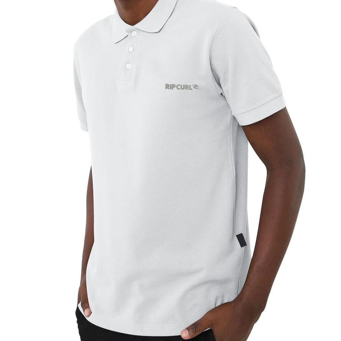 Camisa Polo Rip Curl Basic Brand Blade - Masculina - Foto 3