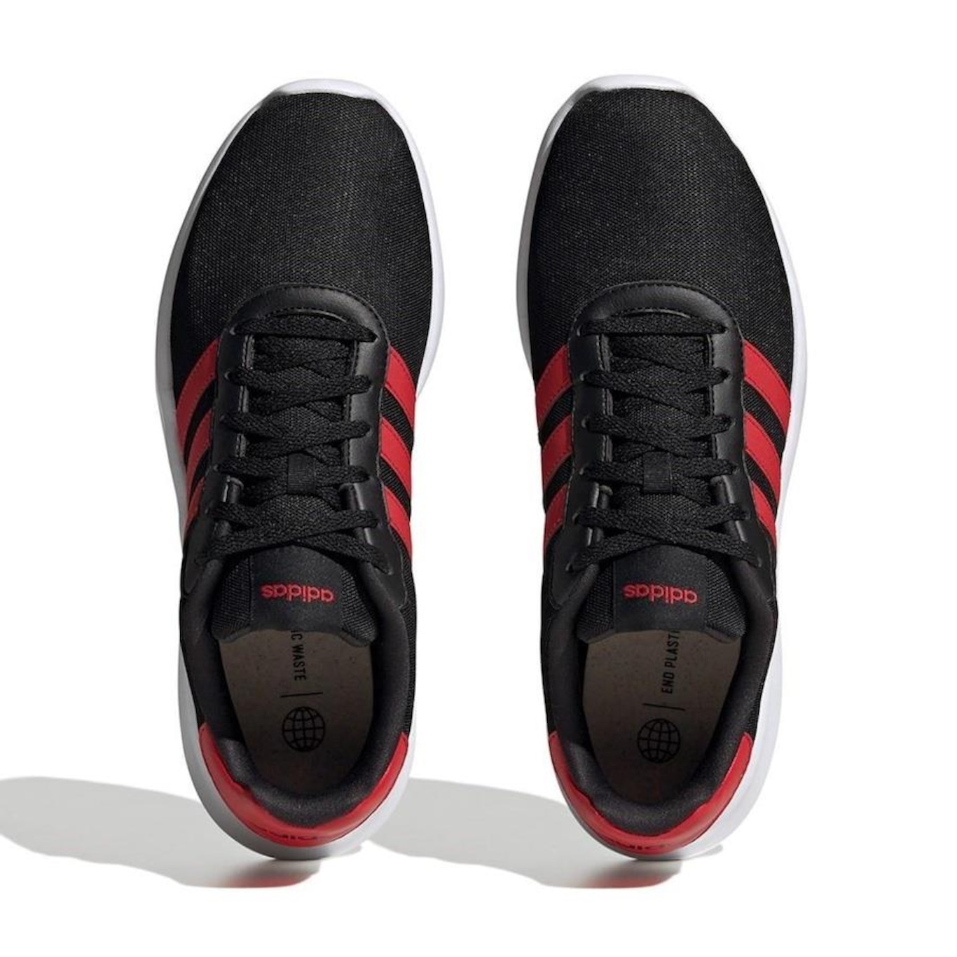 Tênis adidas Lite Racer 3.0 + 3 Pares de Meias Color Sports - Unissex - Foto 3