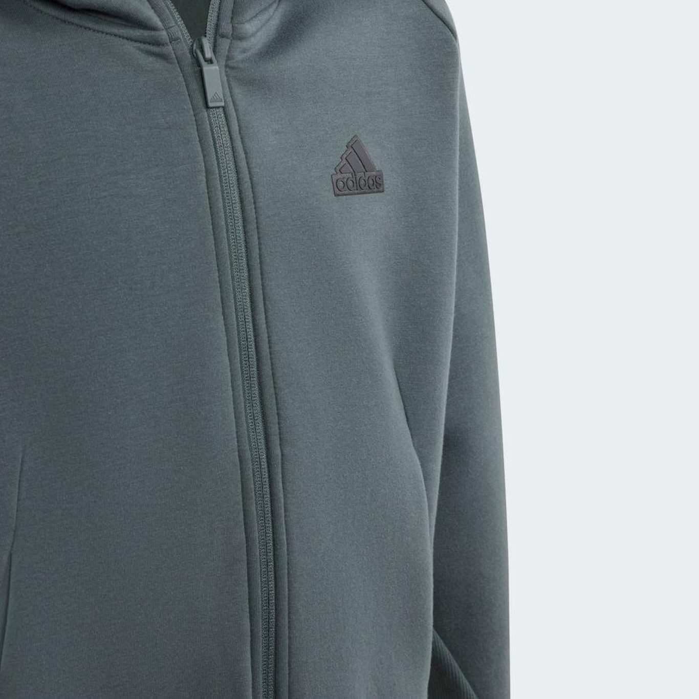 Jaqueta de Moletom com Capuz adidas Z.N.E. Full-Zip - Infantil - Foto 4