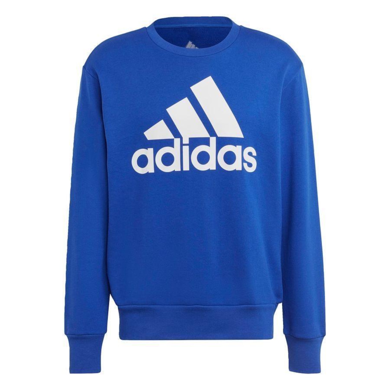 Blusão de Moletinho sem Capuz adidas Essentials Big Logo - Masculino - Foto 1