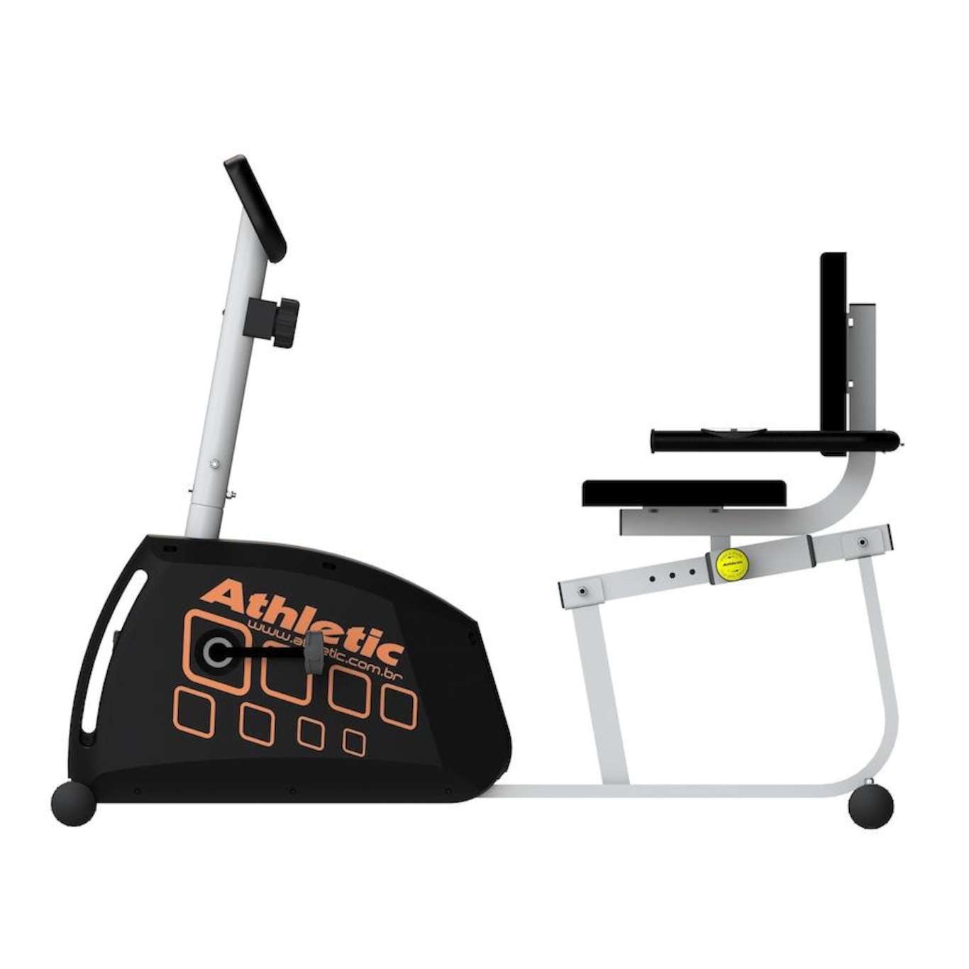 Bicicleta Horizontal Athletic Clbh 10 8 Níveis de Esforço Suporta 150Kg - Foto 3