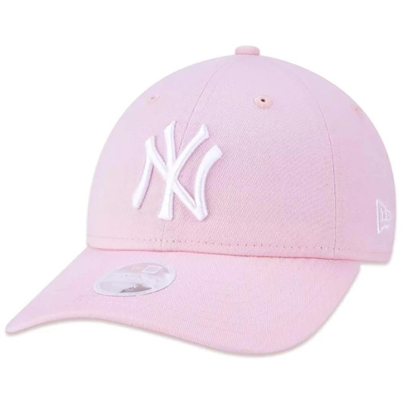 Boné Aba Curva New Era Feminino 9Twenty New York Yankees mlb - Strapback - Adulto - Foto 1