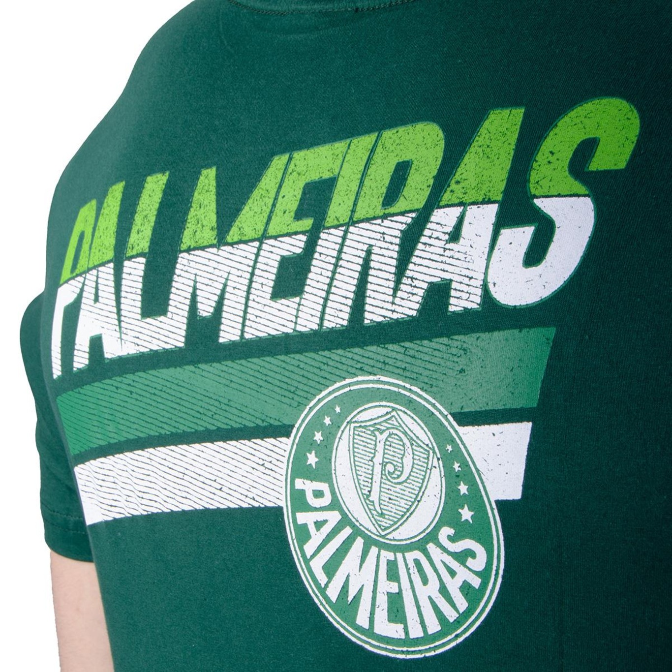 Camiseta do Palmeiras Surf Center Classic Silk Costas - Masculina - Foto 3