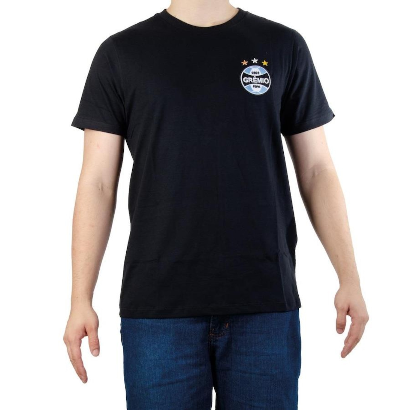 Camiseta Masculina Grêmio Algodão - Foto 1