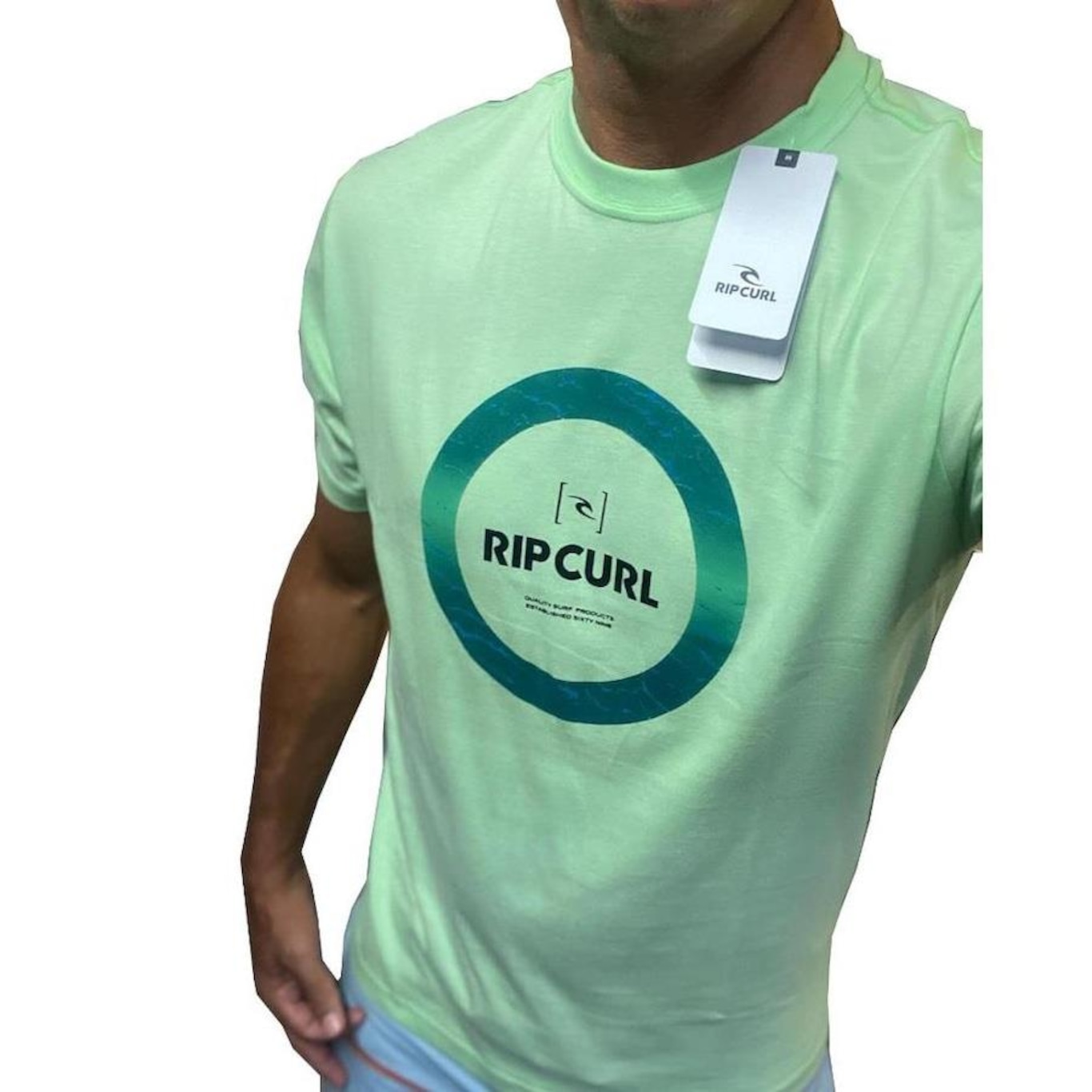 Camiseta Rip Curl Circle 10M Filter - Masculina - Foto 1