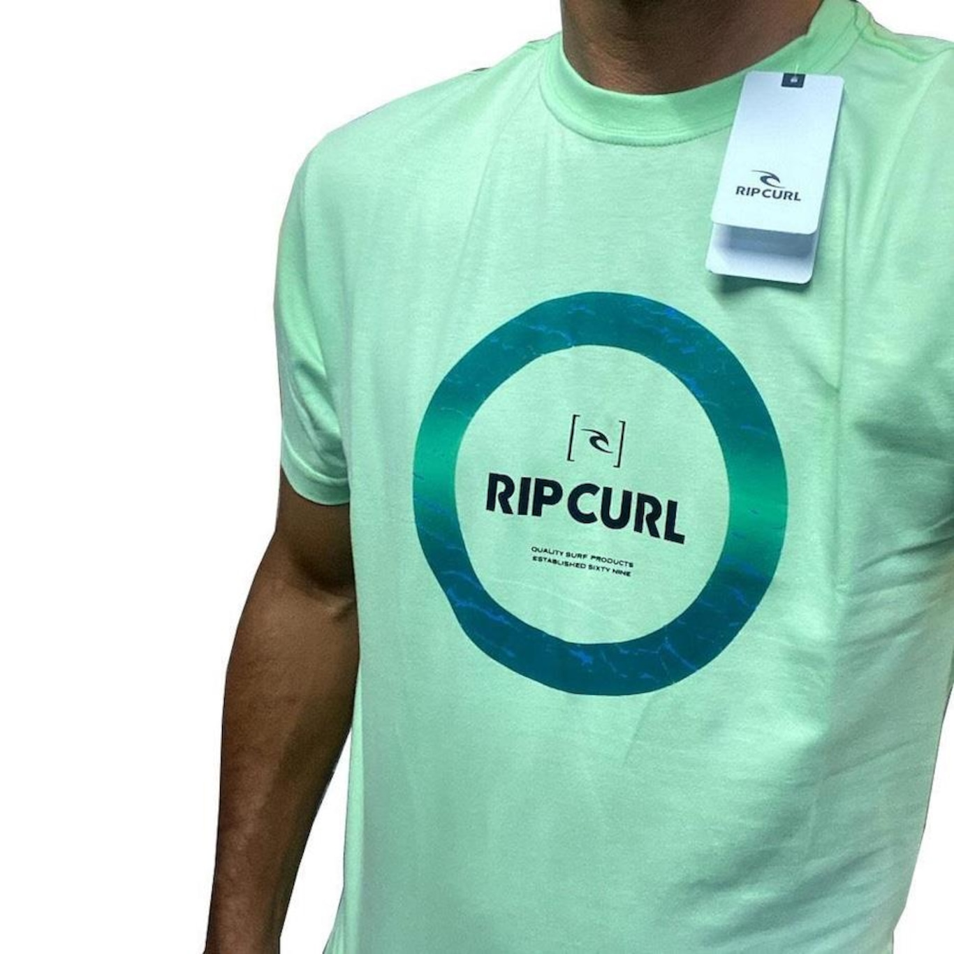 Camiseta Rip Curl Circle 10M Filter - Masculina - Foto 2