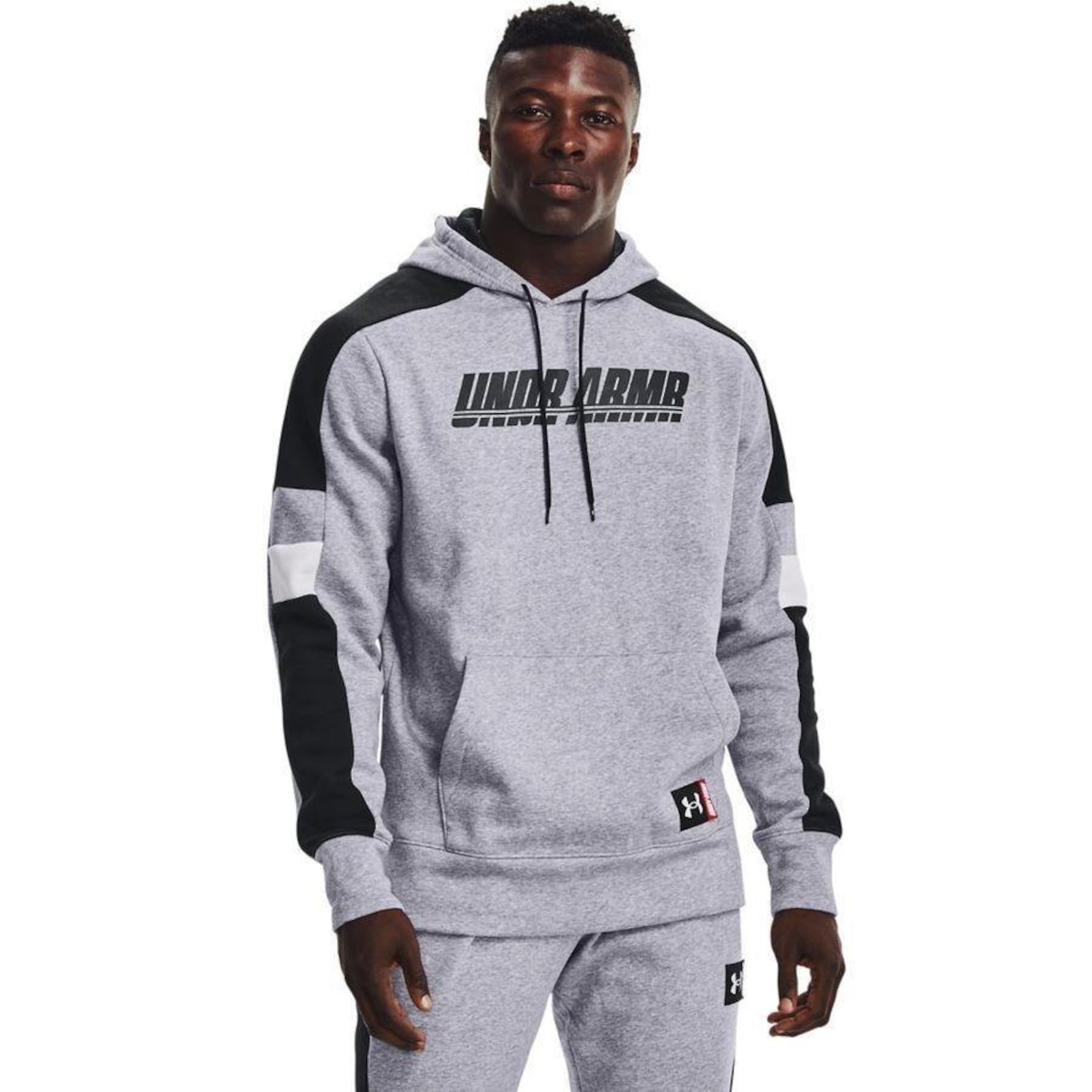 Blusão de Moletom com Capuz Under Armour Baseline Hoodie - Masculino - Foto 1