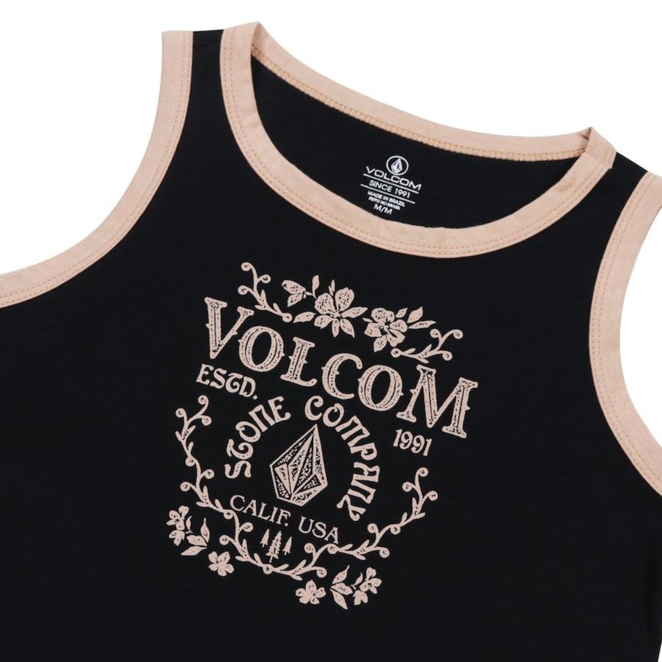 Camiseta Regata Volcom To The Bank Cropped - Feminina - Foto 3