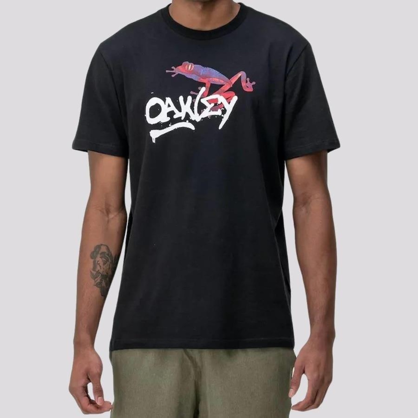 Camiseta Oakley Frog Graphic - Masculina - Foto 1