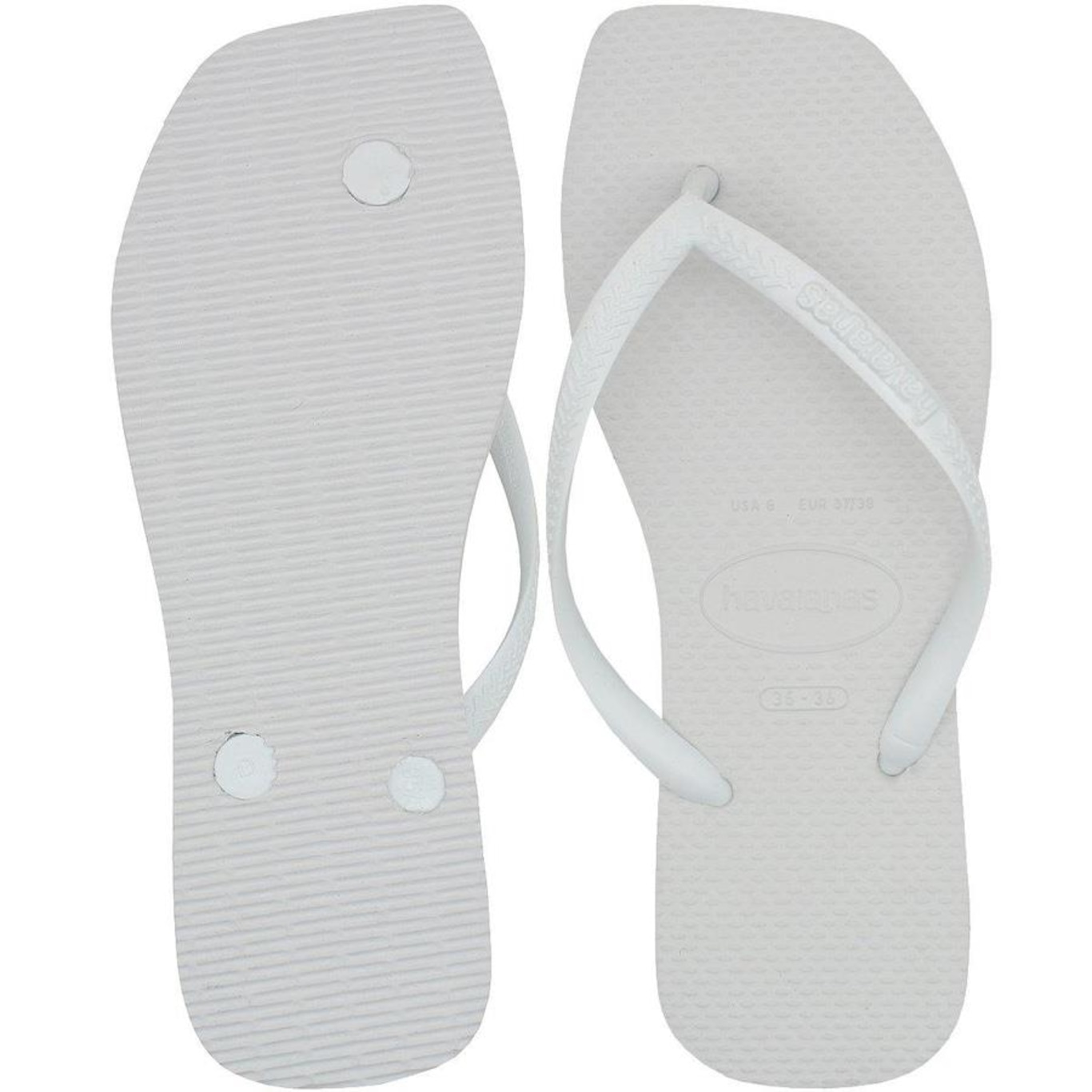 Chinelo de Dedo Havaianas Slim Square Basic - Feminino - Foto 3