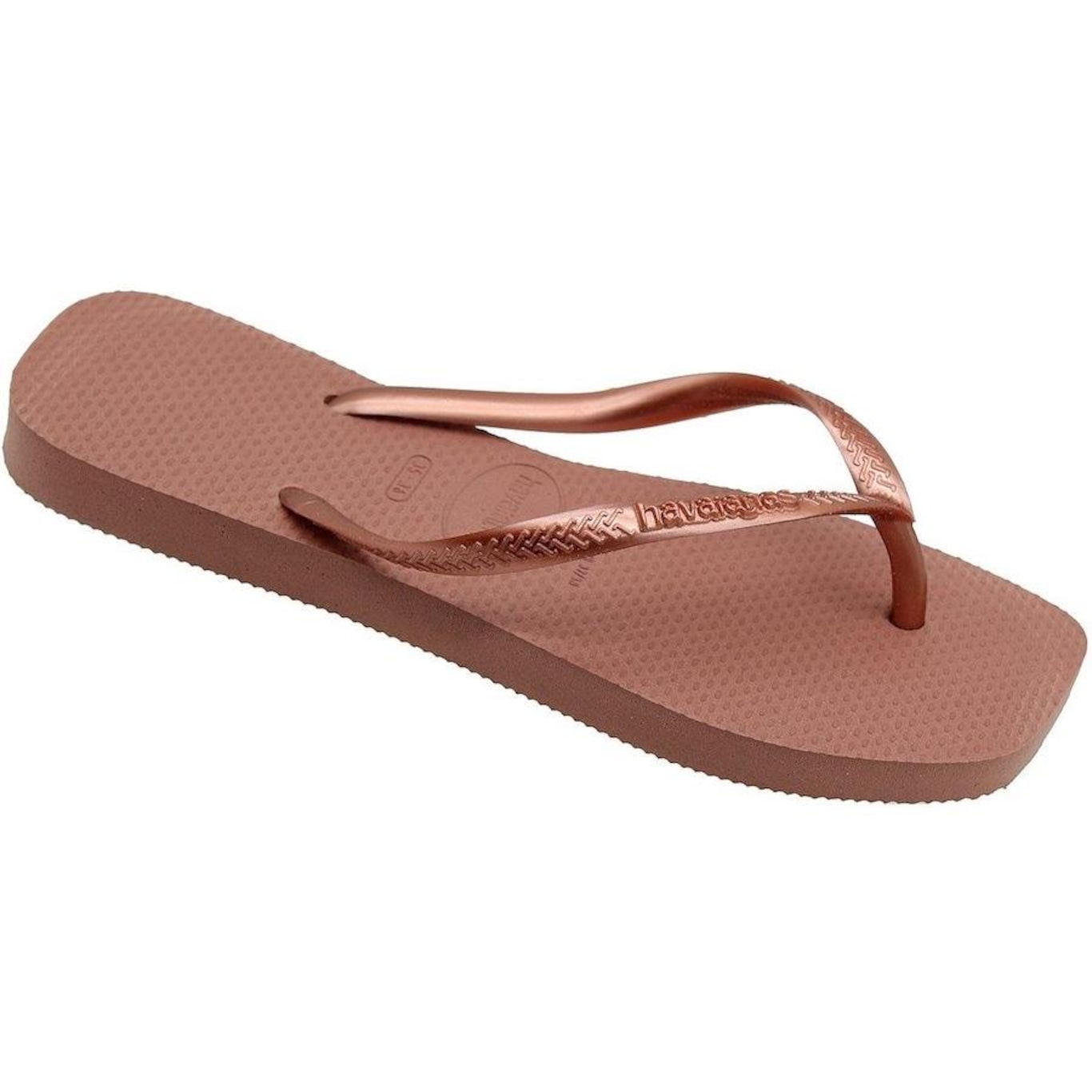 Chinelo de Dedo Havaianas Slim Square Basic - Feminino - Foto 2