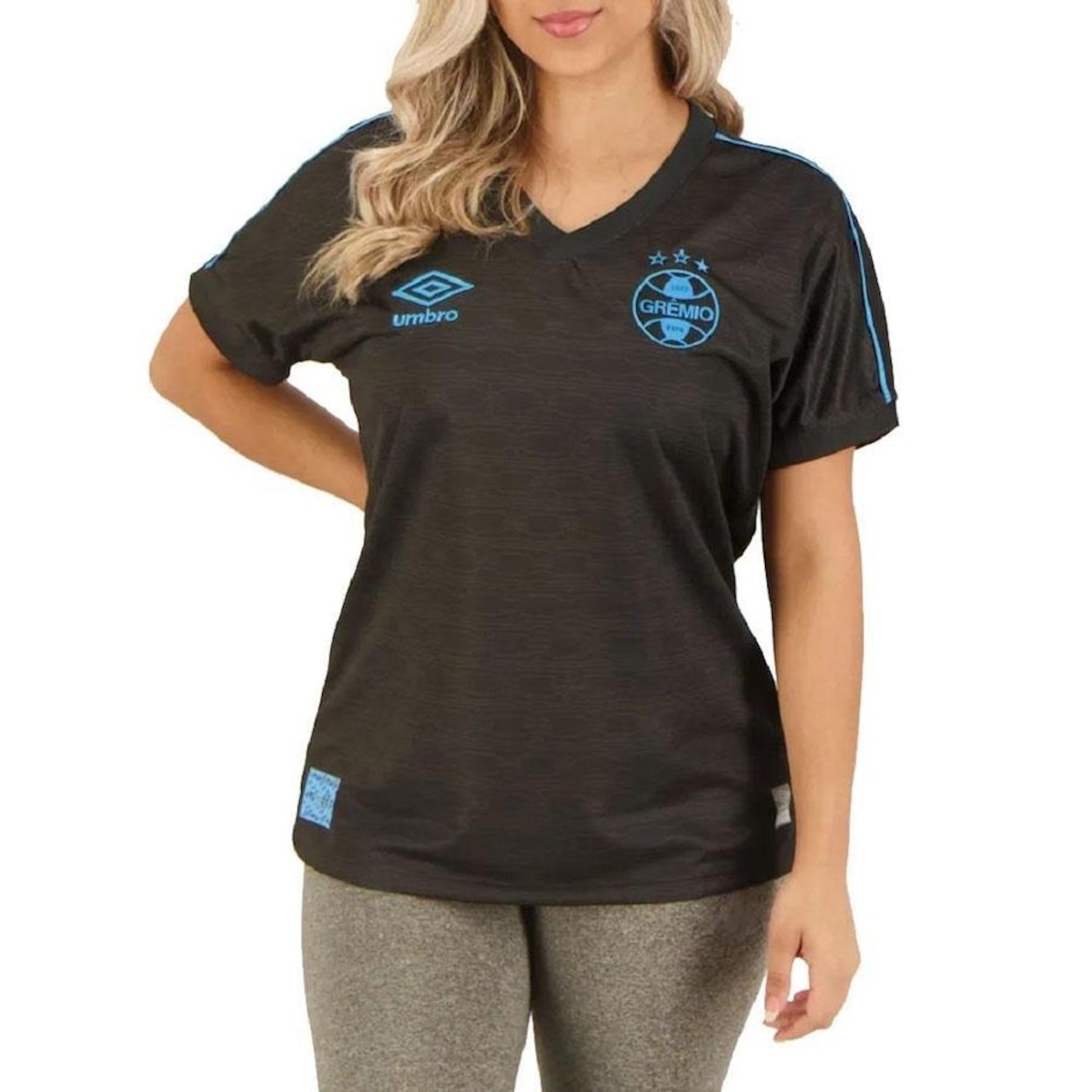 Camisa 2 do Grêmio 2023 Torcedora Umbro - Feminina - Foto 1