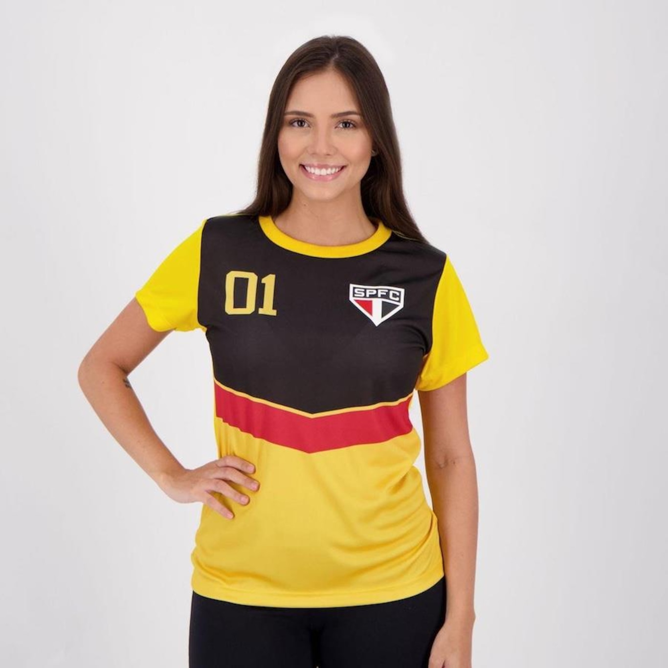 Camisa do São Paulo 1 Spr - Feminina - Foto 1