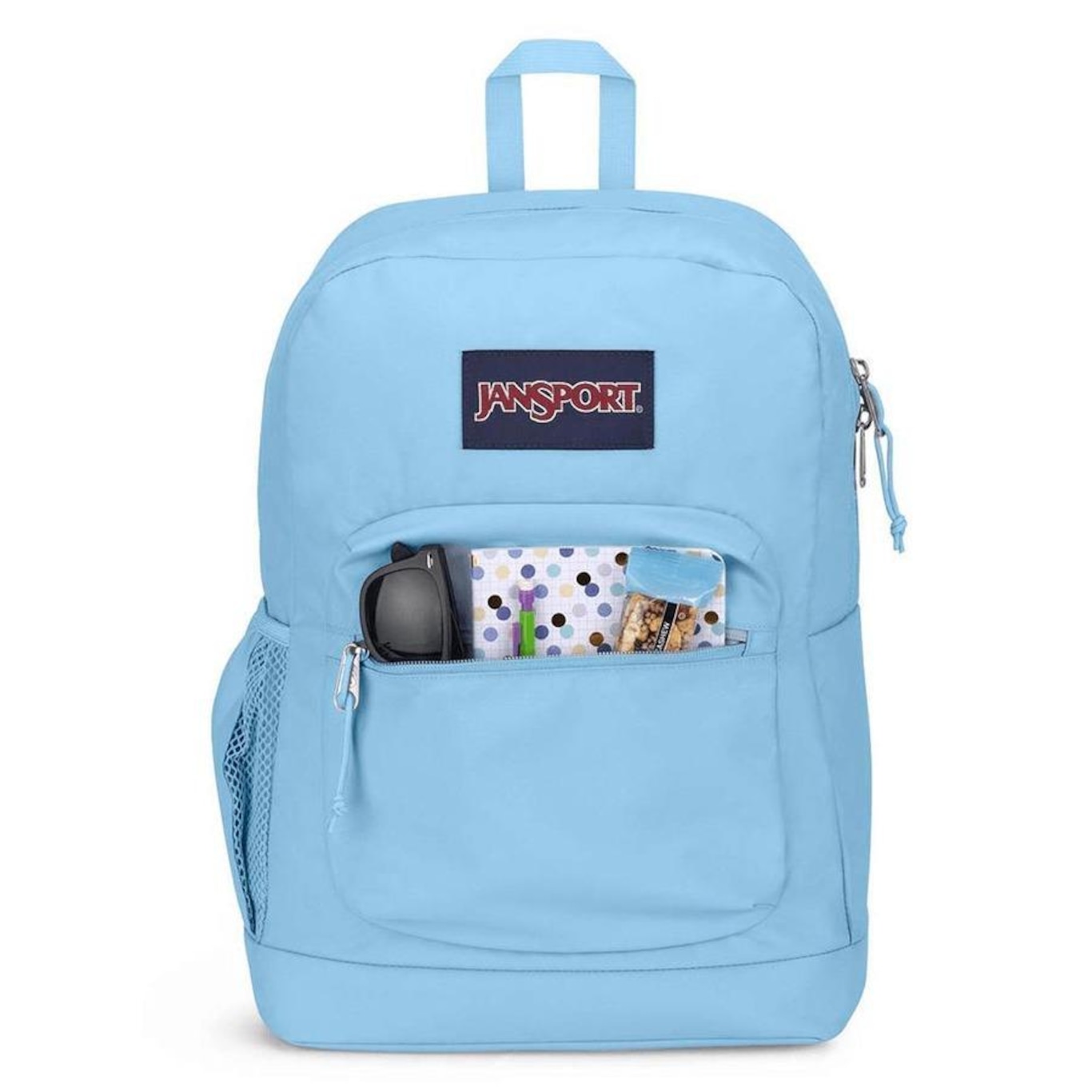 Mochila Jansport Cross Town Plus Blue Dusk - 26 Litros - Foto 6