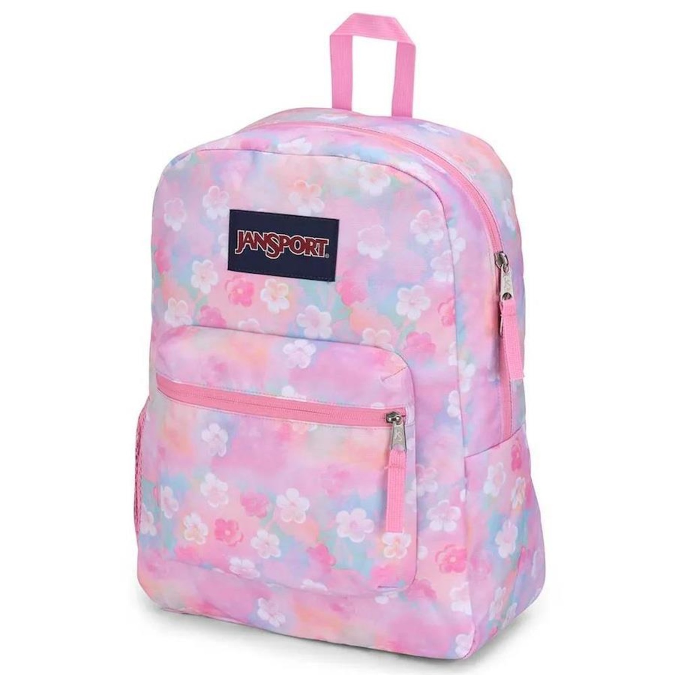 Mochila Jansport Cross Town Neon Daisy - 26 Litros - Foto 2