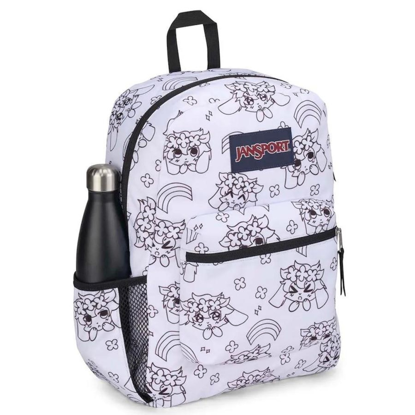 Mochila Jansport Cross Town Anime Emotions - 26 Litros - Foto 4