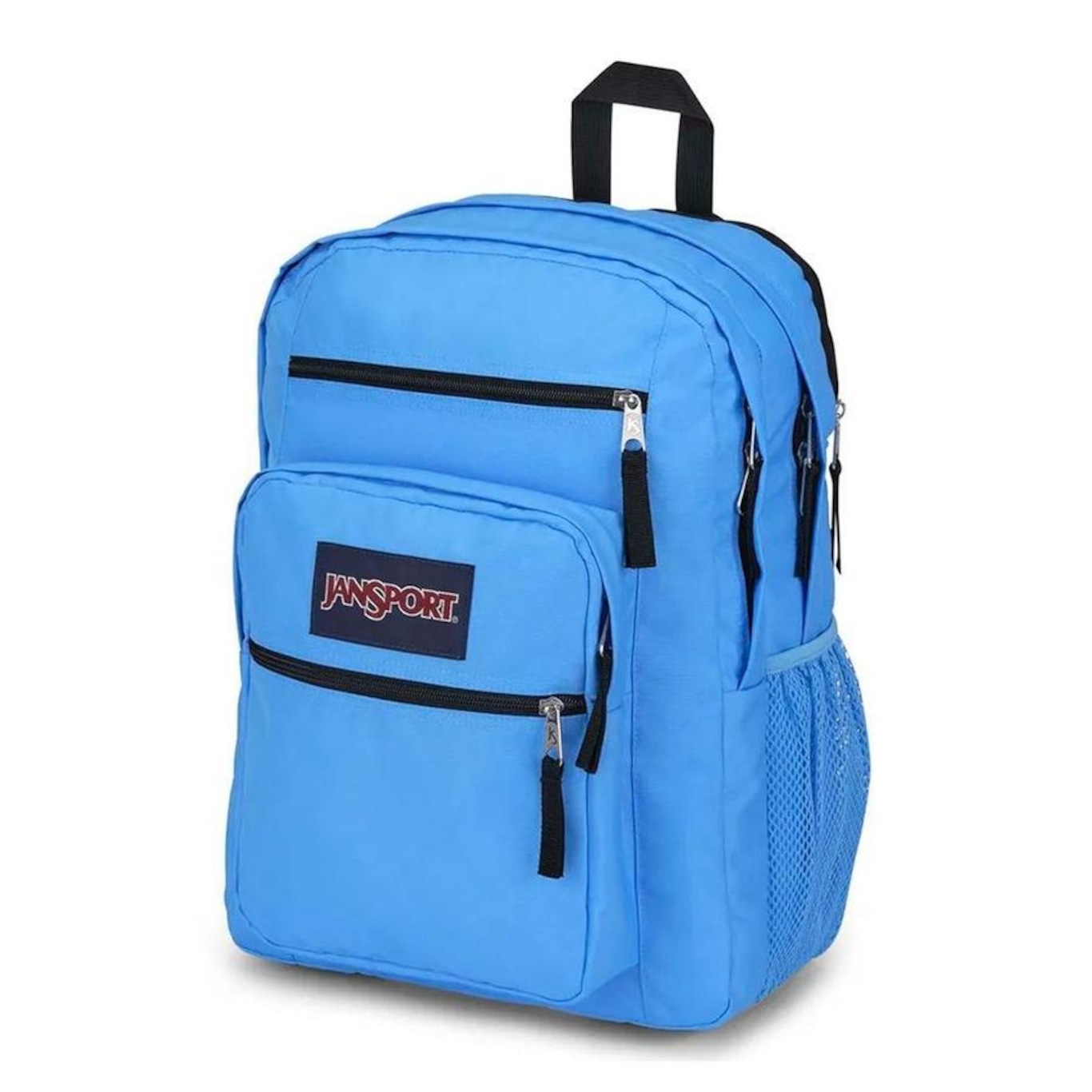 Mochila Jansport Big Student Blue Neon - 34 Litros - Foto 2