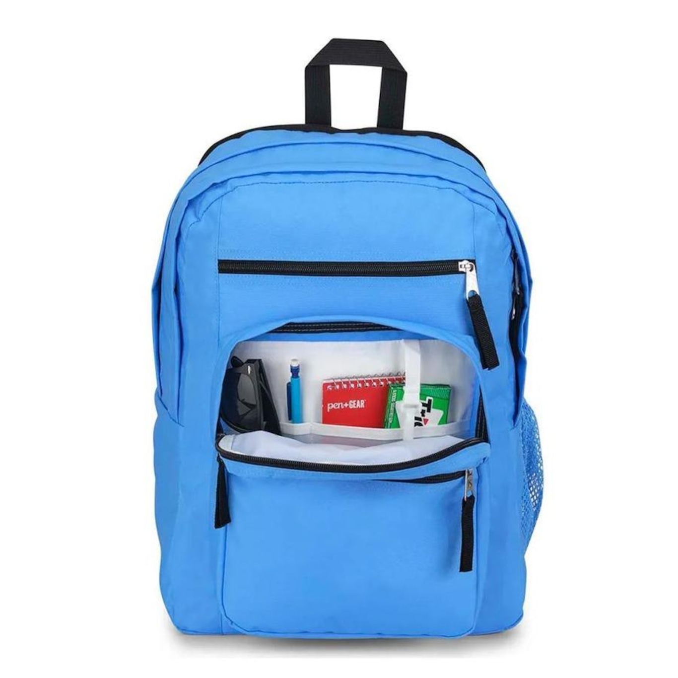 Mochila Jansport Big Student Blue Neon - 34 Litros - Foto 6