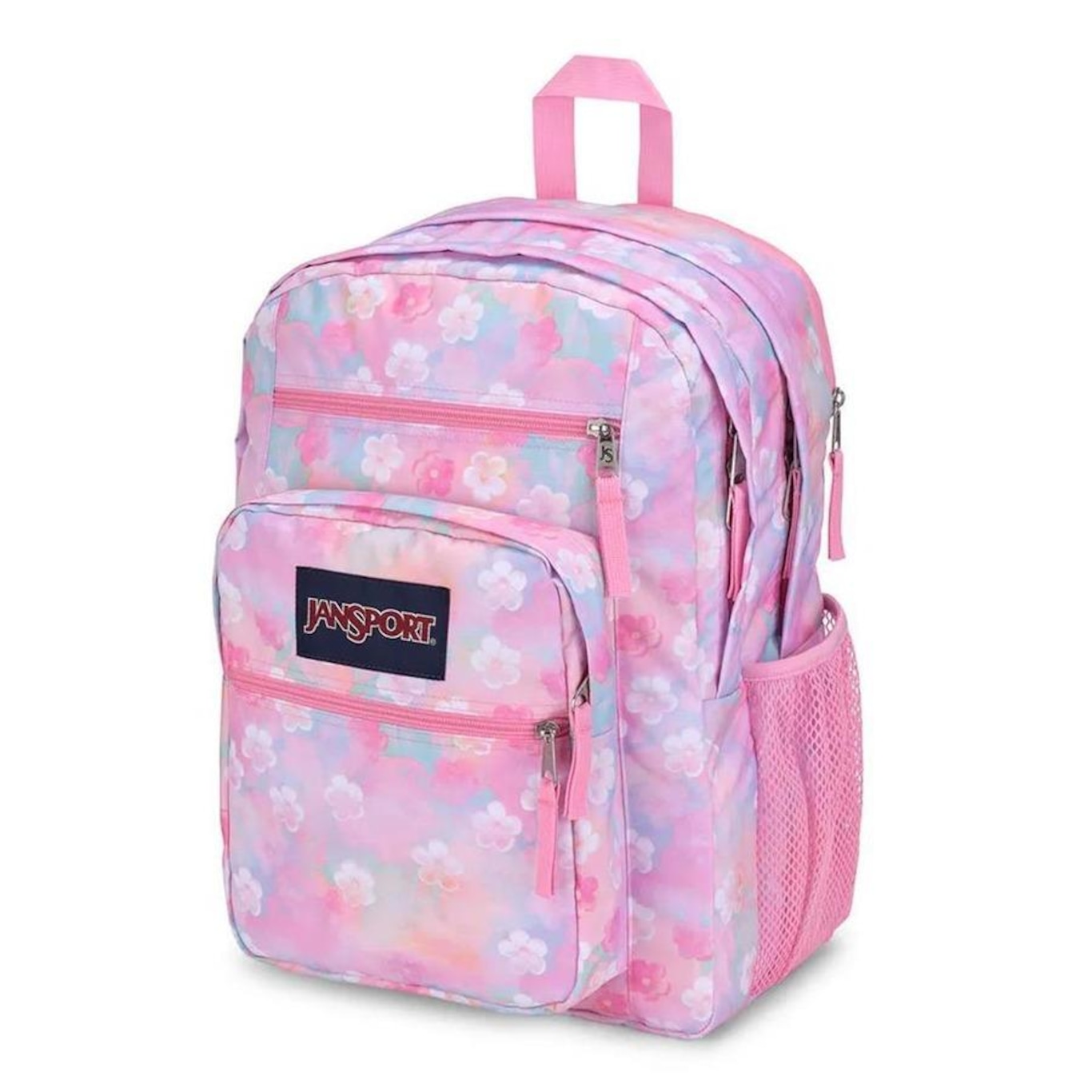 Mochila Jansport Big Student Neon Daisy - 34 Litros - Foto 2