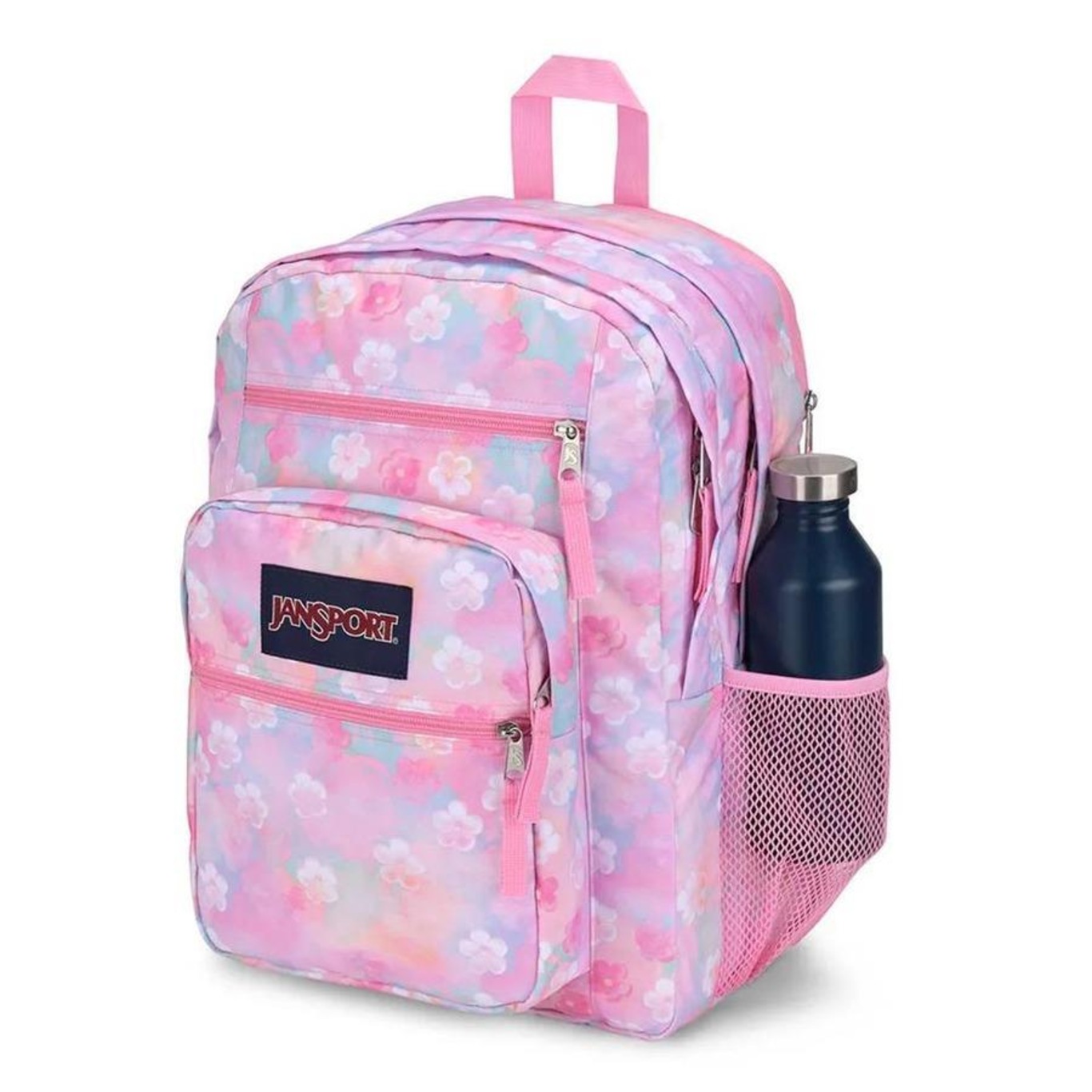 Mochila Jansport Big Student Neon Daisy - 34 Litros - Foto 6