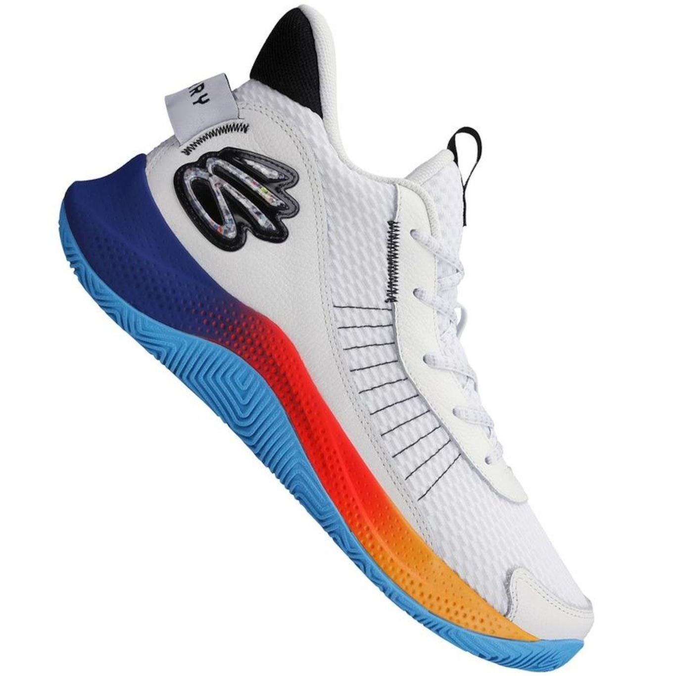 Tênis Under Armour Charged Curry 3Z7 + Par de Meia - Masculino - Foto 6