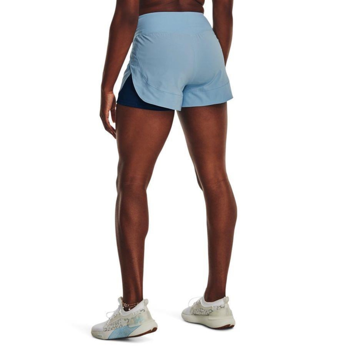 Shorts Under Armour Flex Woven 2 Em 1 - Feminino - Foto 2