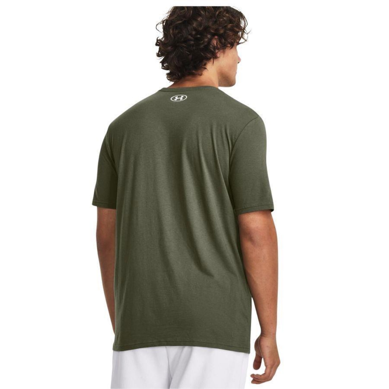 Camiseta Under Armour Camo Chest Stripe - Masculina - Foto 2