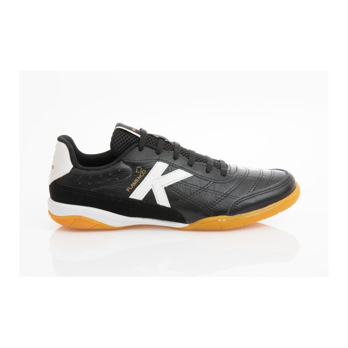 Chuteira Futsal Kelme Flamenco Couro Fs - Adulto - Foto 1