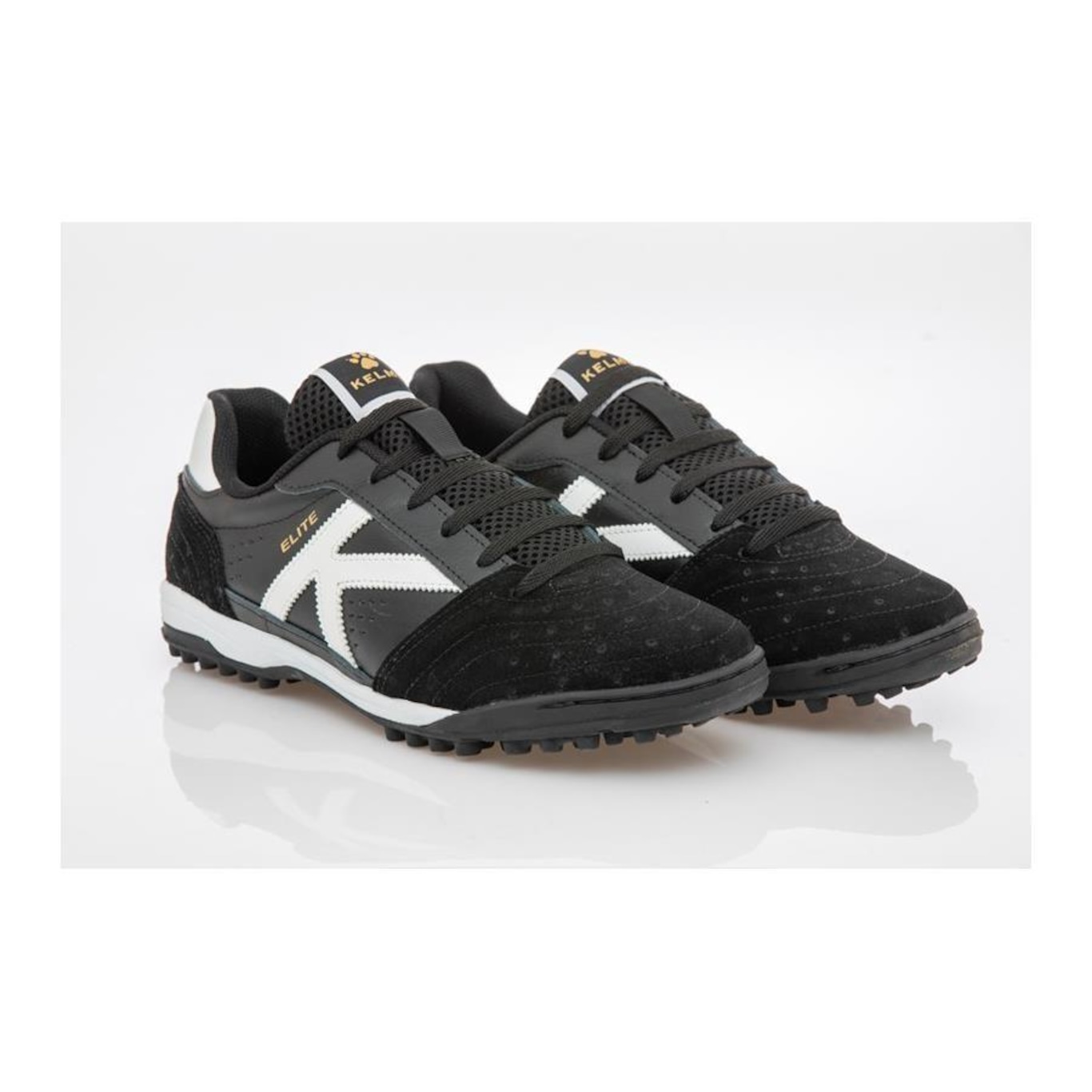 Chuteira Society Kelme Couro Elite Tf - Adulto - Foto 3