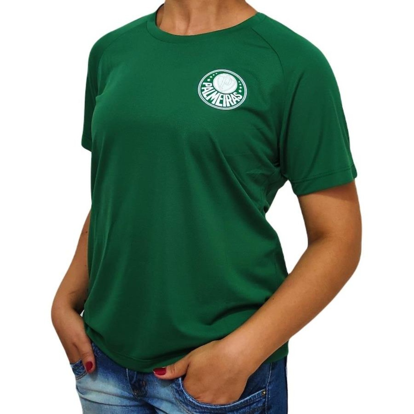 Camisa do Palmeiras T-Shirt Spirit Símbolo Betel - Feminina - Foto 1