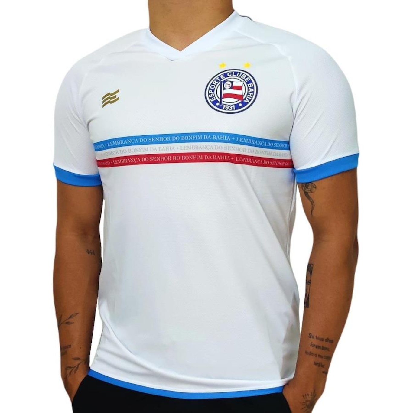 Camisa do Bahia 2024 Uniforme 1 Versão Torcedor Esquadrão - Masculina - Foto 3