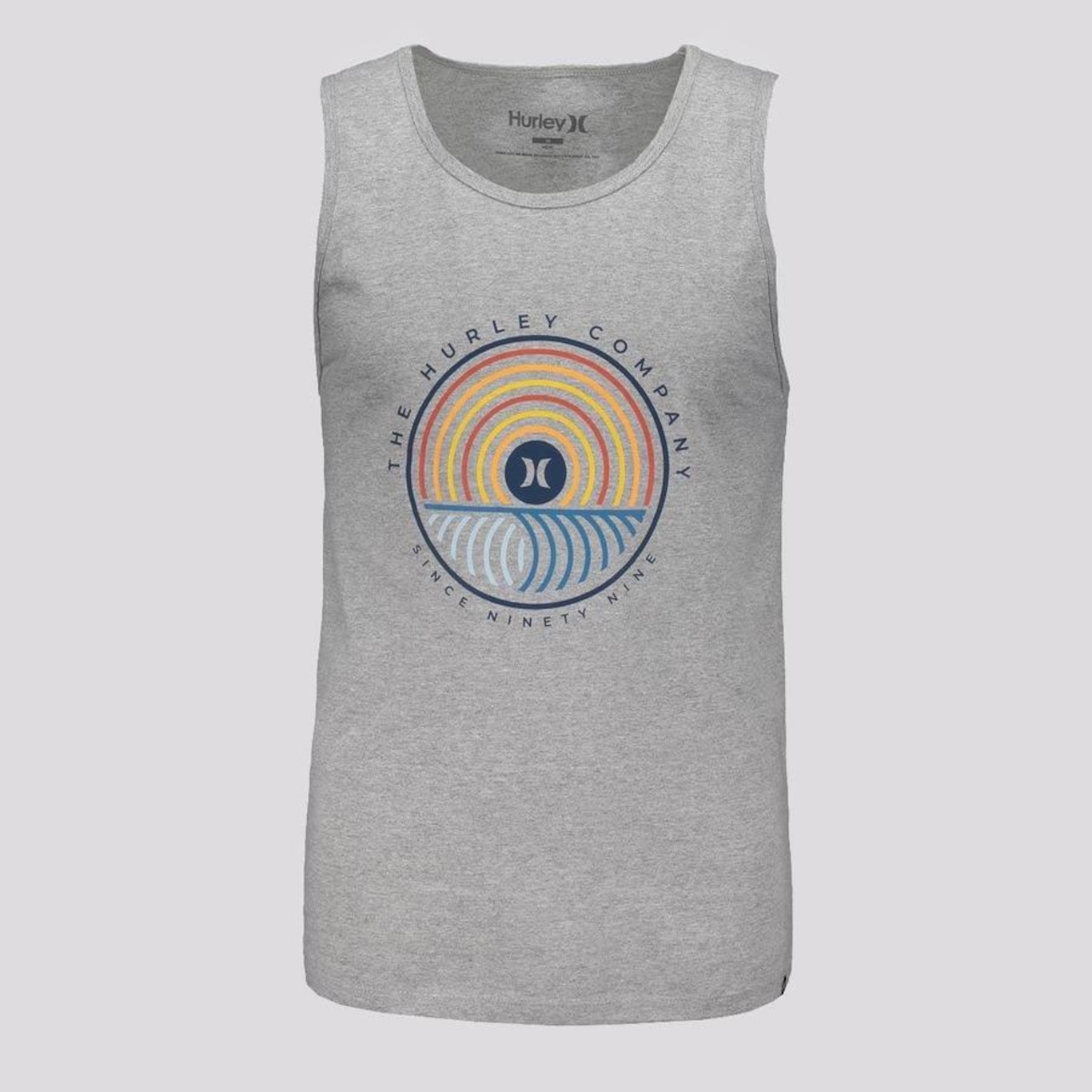 Camiseta Regata Hurley Multi Circle - Masculina - Foto 1